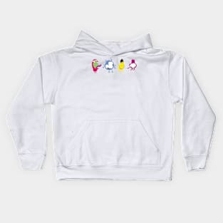 Colourful monsters Kids Hoodie